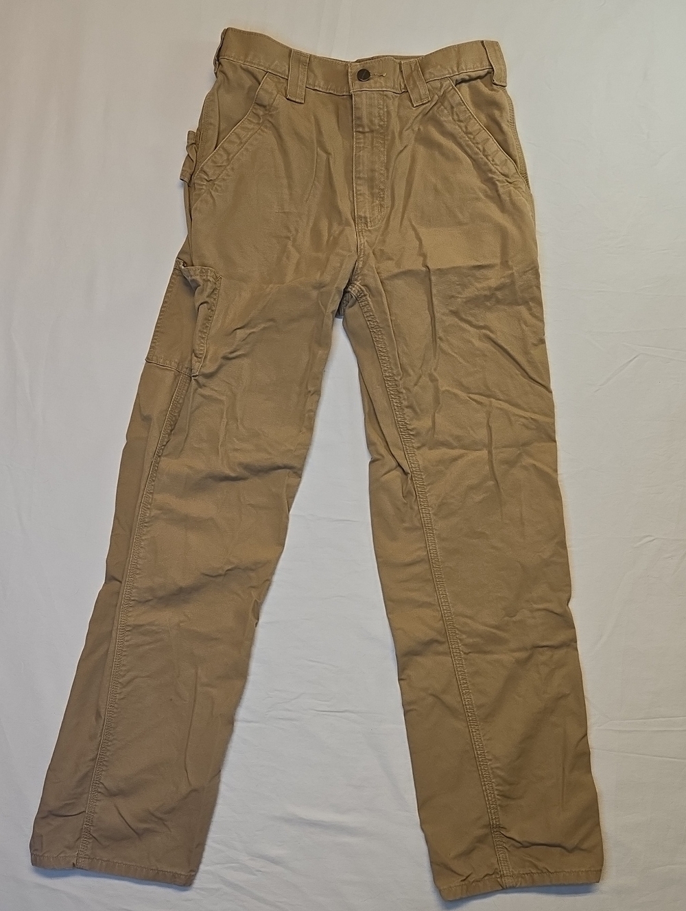 Carhartt Tan Loose Fit Cargo Utlity Work Pants